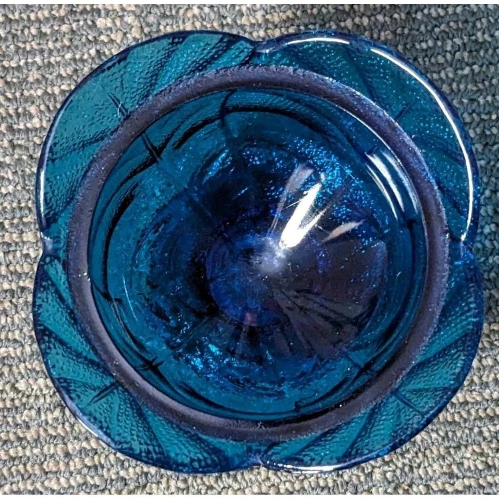 Vintage Viking Glass Epic Glimmer Leaf Fairy Lamp Base ONLY Bluenique Sticker